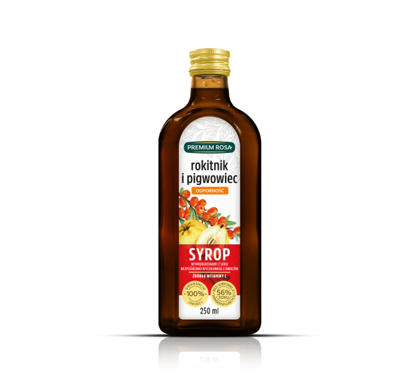 Syrop z rokitnika i pigwowca